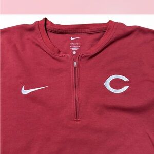 Nike Dri-FIT Red/maroon Pullover MLB Cincinnati